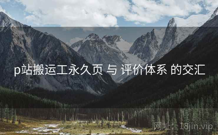 p站搬运工永久页 与 评价体系 的交汇