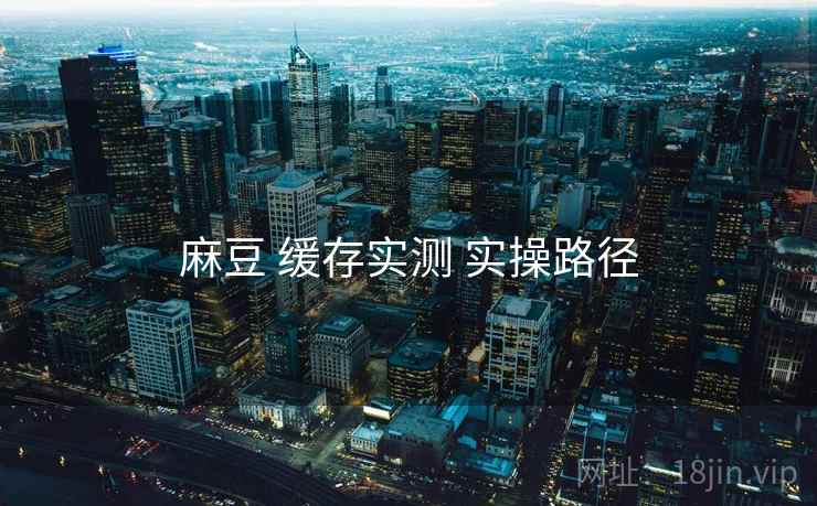 麻豆 缓存实测 实操路径