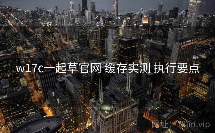 w17c一起草官网 缓存实测 执行要点