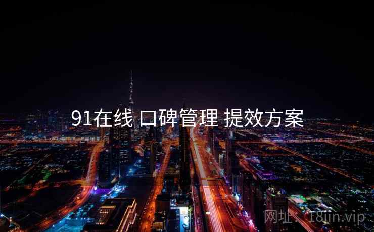 91在线 口碑管理 提效方案