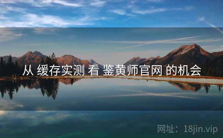 从 缓存实测 看 鉴黄师官网 的机会